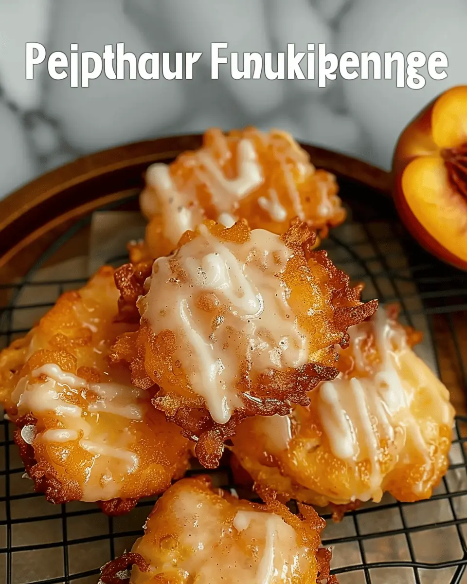 Fresh Peach Fritters