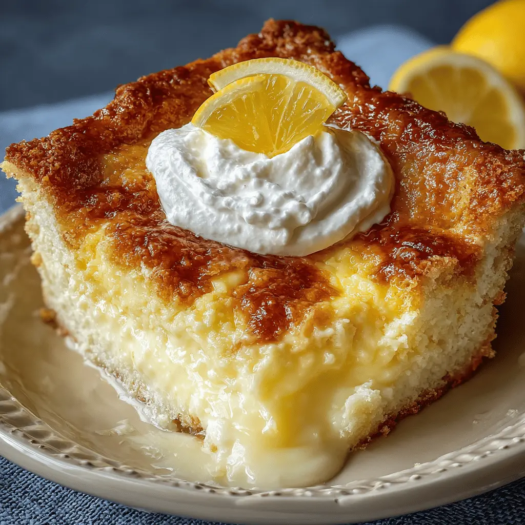 4-Ingredient Lemon Cream Cheese Dump Cake
