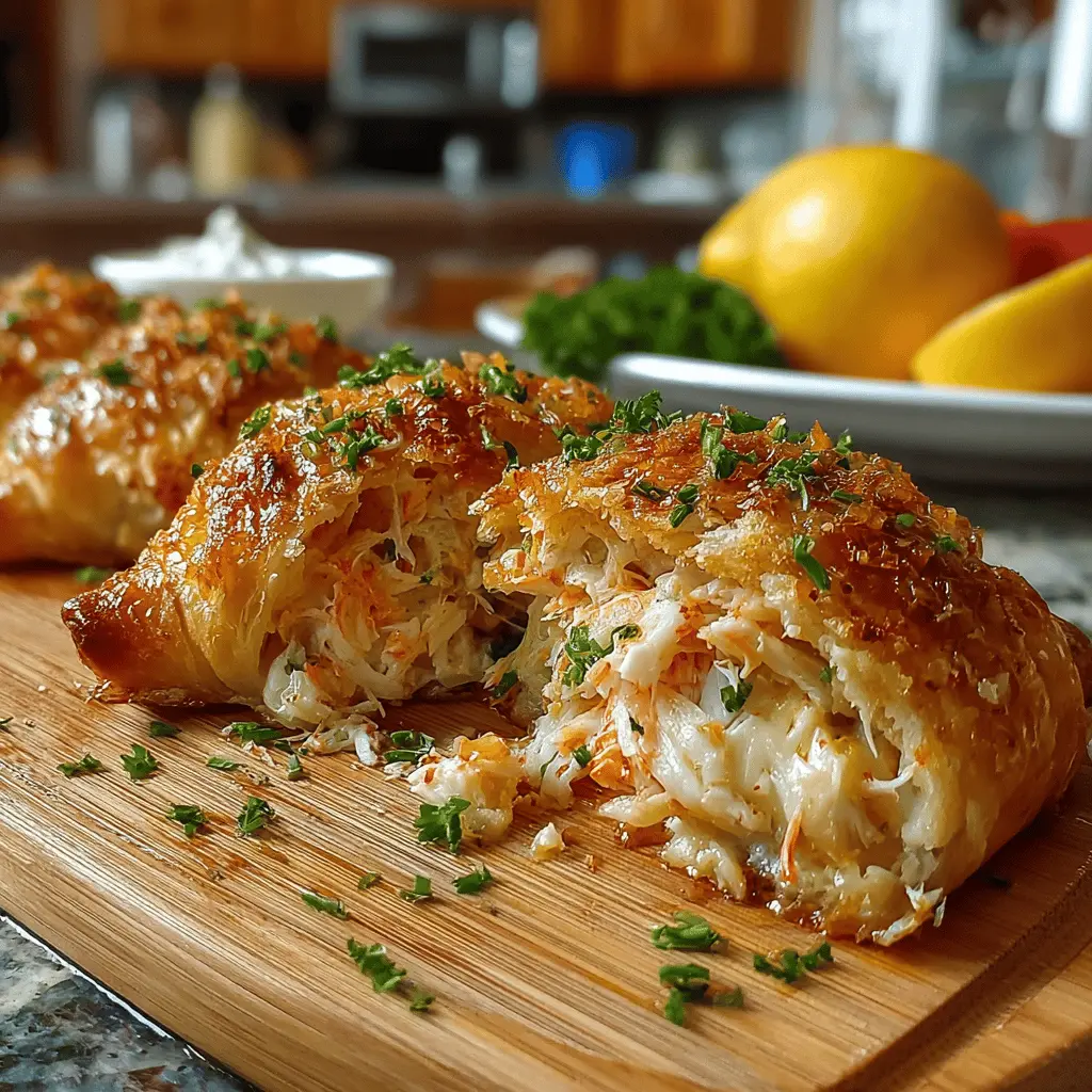 Crab Crescent Bites