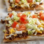 Easy Crescent Roll Taco Pizza