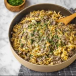 Ground Beef Stroganoff