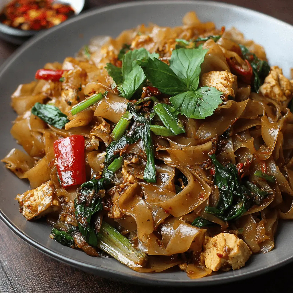 Street Style Thai Drunken Noodles