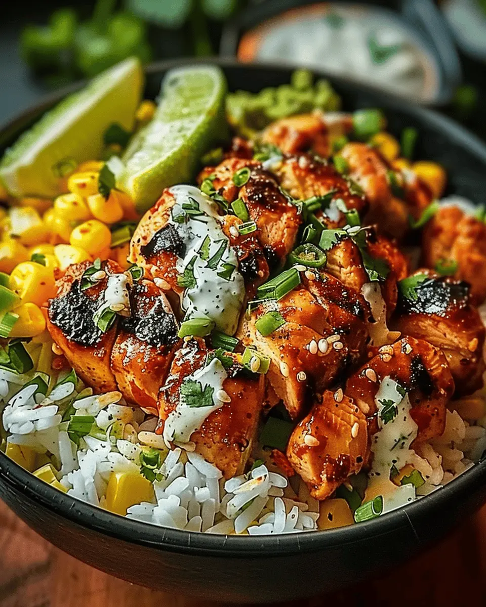 Street Corn Chicken Bowl