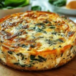 Cottage Cheese and Spinach Crustless Quiche