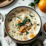 Creamy Italian Ground Chicken Soup