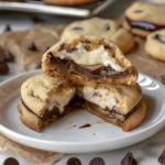 Cheesecake Stuffed Chocolate Chip Cookies