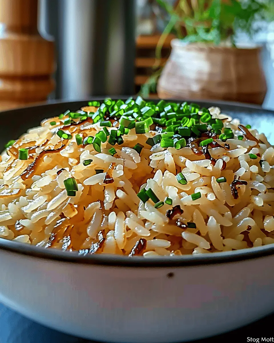 Golden Onion Butter Rice
