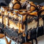 Milky Way Caramel Cheesecake Brownies