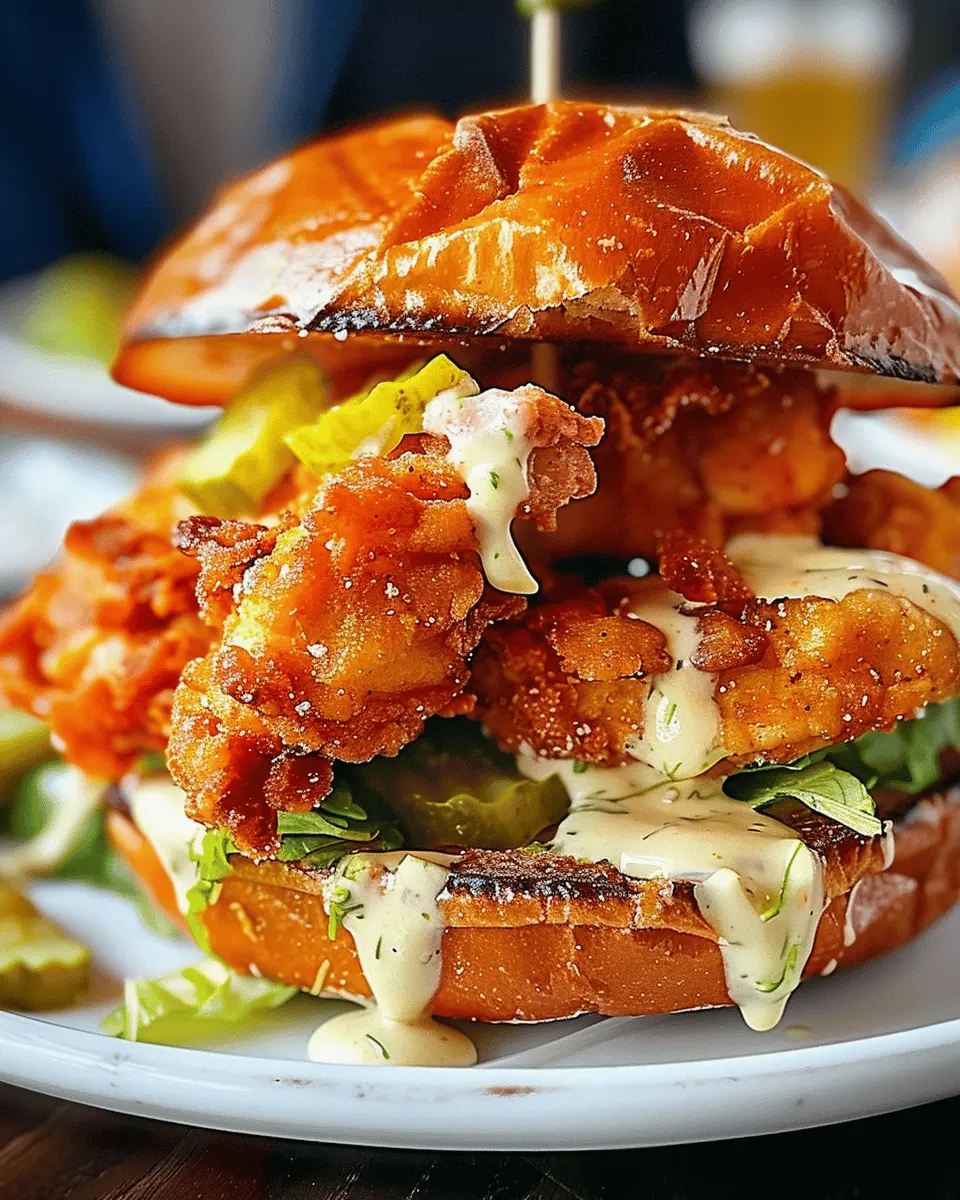 Crispy Chicken Caesar Sandwich