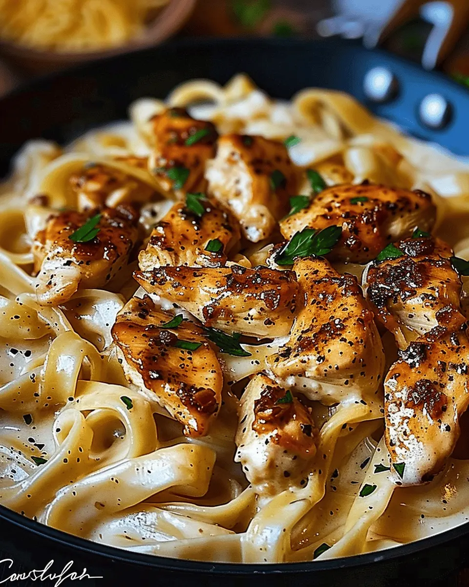 Cajun Chicken Fettuccine Alfredo