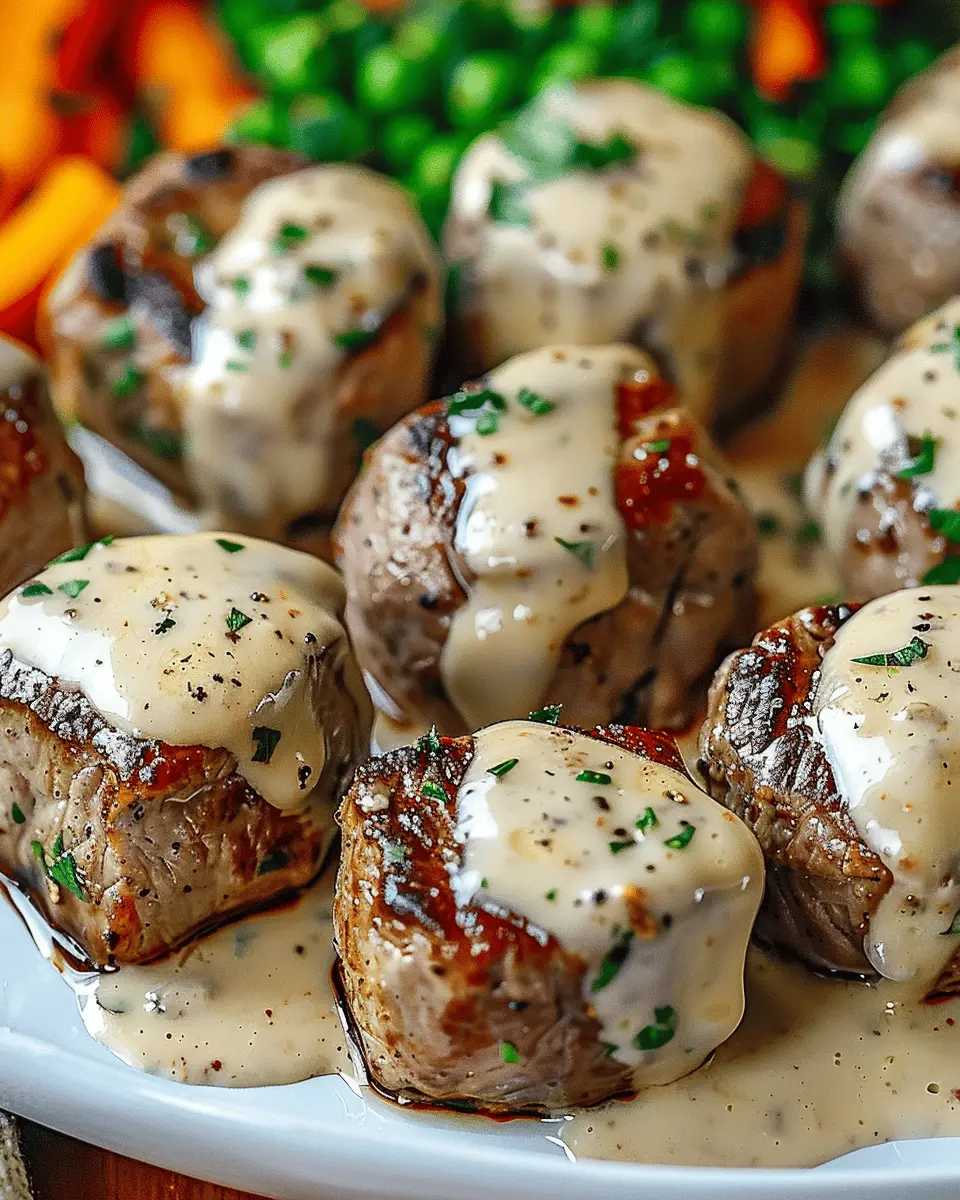 Easy Garlic Butter Steak Bites with a Rich Parmesan Cream Sauce