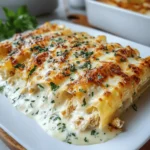 Chicken Manicotti Alfredo