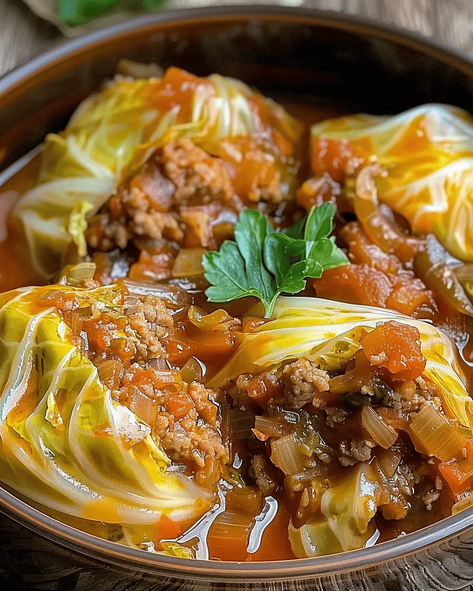 Slow Cooker Unstuffed Cabbage Rolls