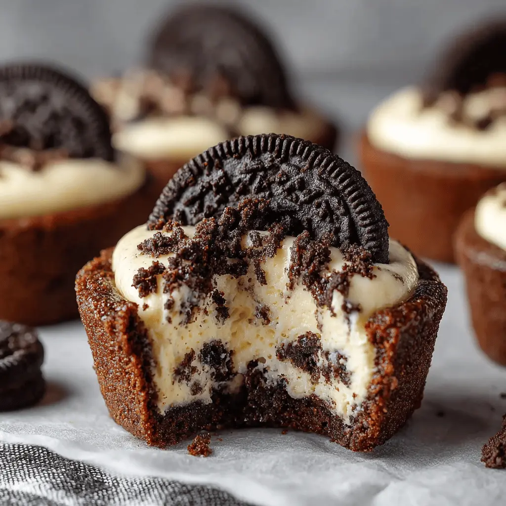 Oreo Cheesecake Cookie Cups