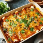 High Protein Creamy Chilli Chicken Enchiladas