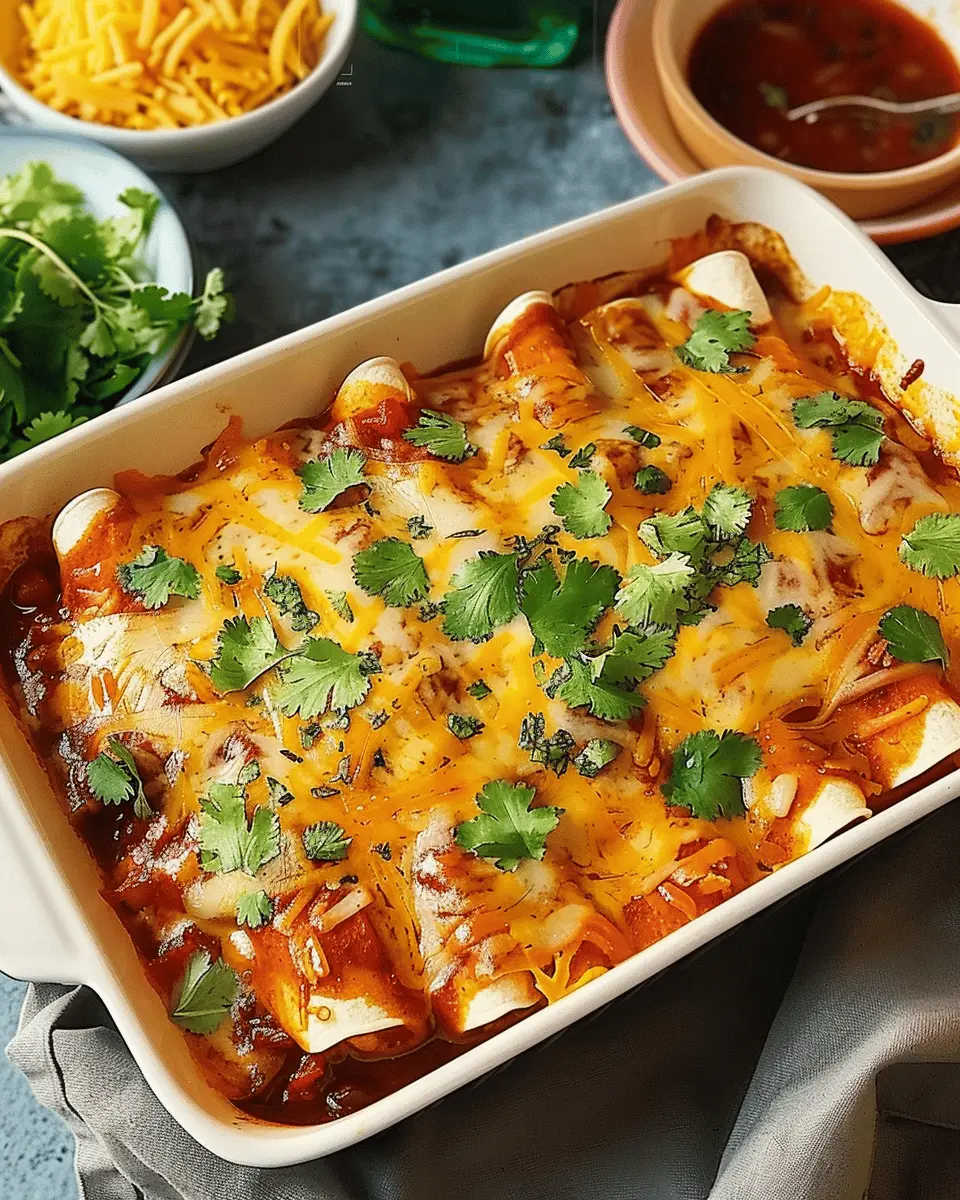 High Protein Creamy Chilli Chicken Enchiladas