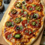 Hot Honey Flatbread Pizza