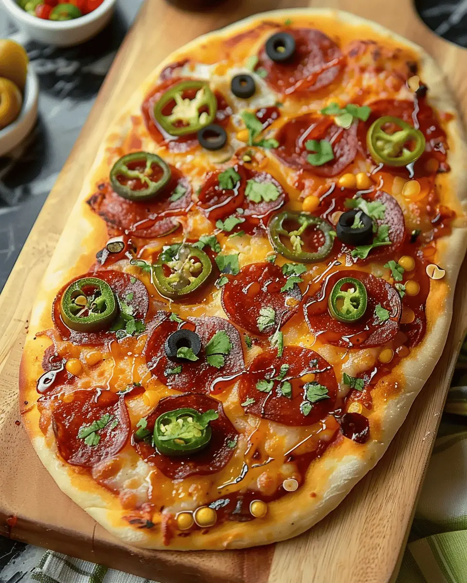 Hot Honey Flatbread Pizza