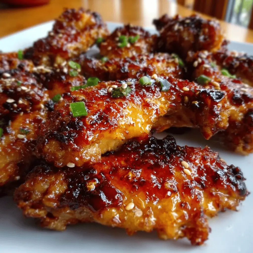 Sticky Pineapple-Teriyaki Chicken Wings