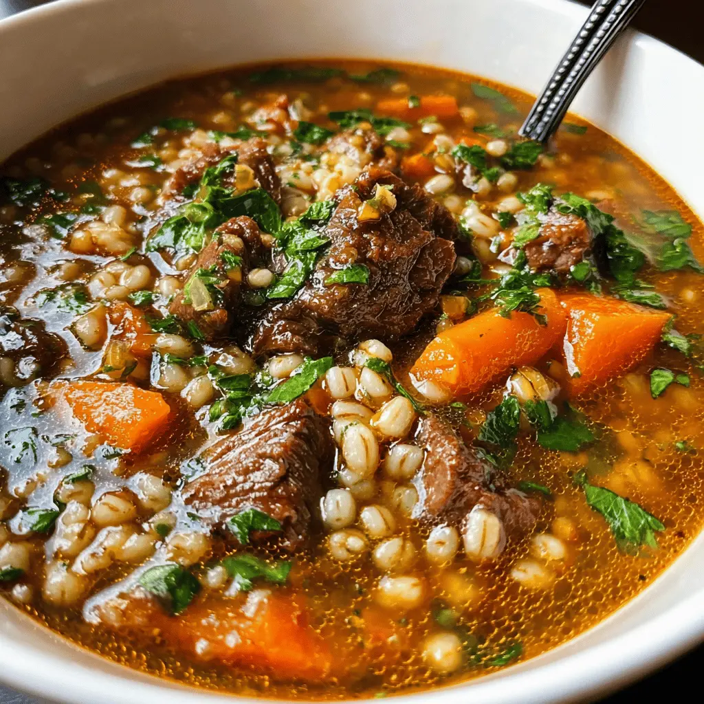 Gordon Ramsay Beef Barley Soup