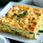 Ritz Cracker Zucchini Cheddar Casserole
