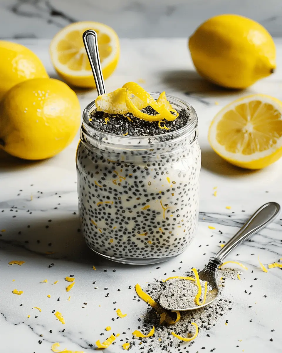 Lemon Cream Chia Pudding