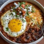 Breakfast Chili and Eggs