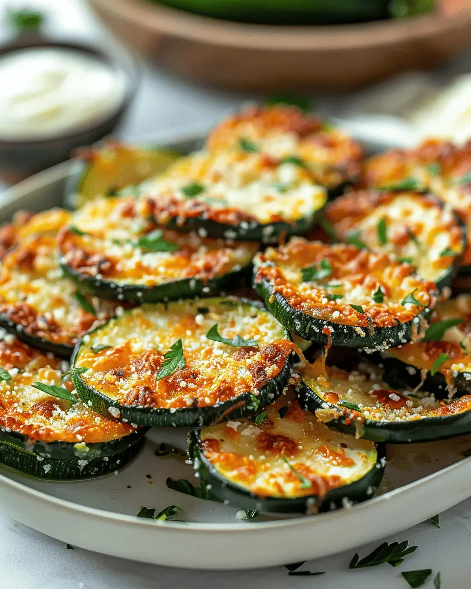 Crispy Baked Parmesan Zucchini