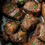 Air Fryer Garlic Butter Steak Bites