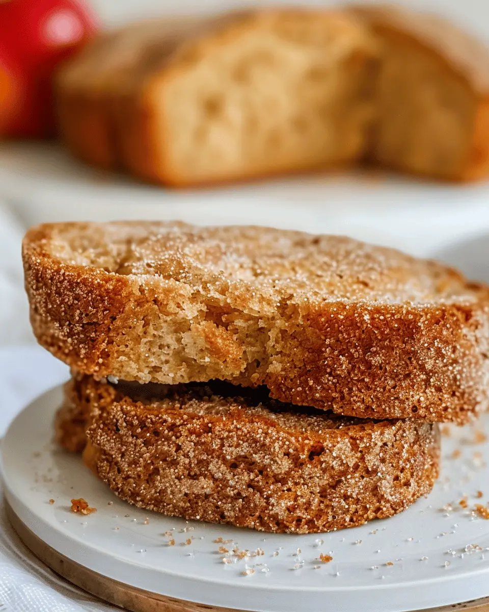 Apple Cider Sourdough Donut Quick Bread