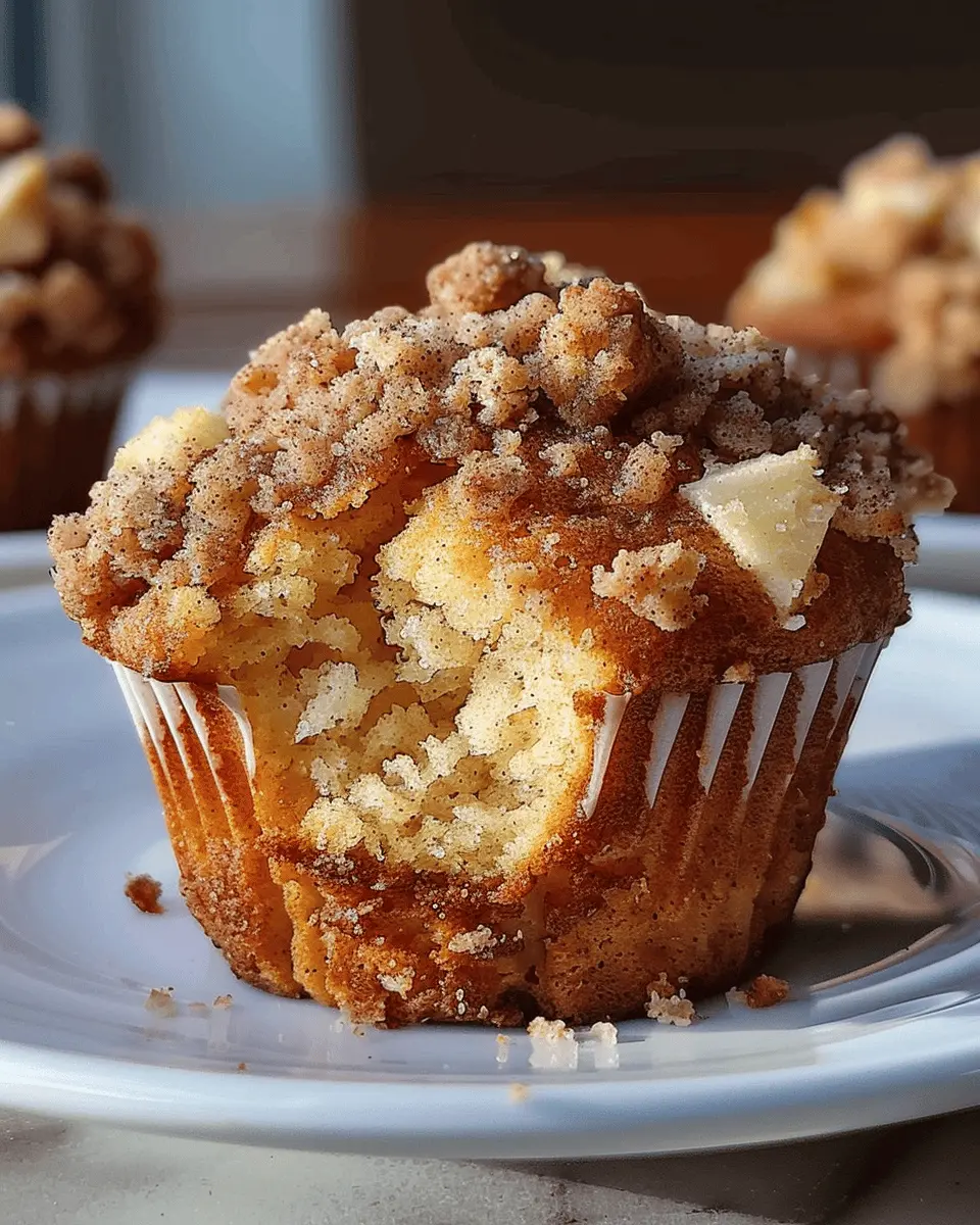 Apple Cinnamon Streusel Muffins