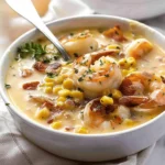 Bacon, Shrimp and Corn Chowder