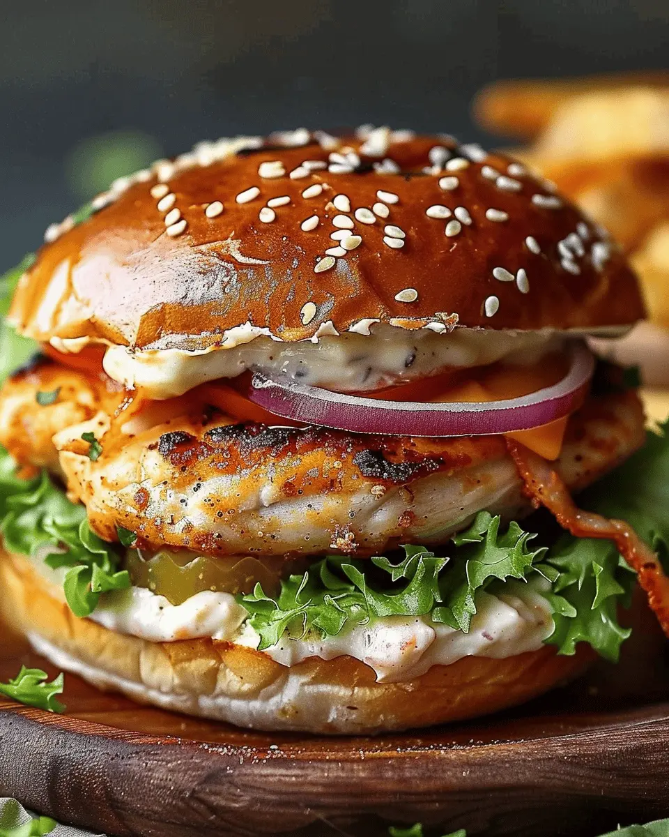 Chicken Caesar Burger