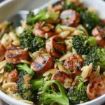 Chicken Sausage and Broccoli Orzo