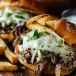 Crock Pot French Dip Sandwiches