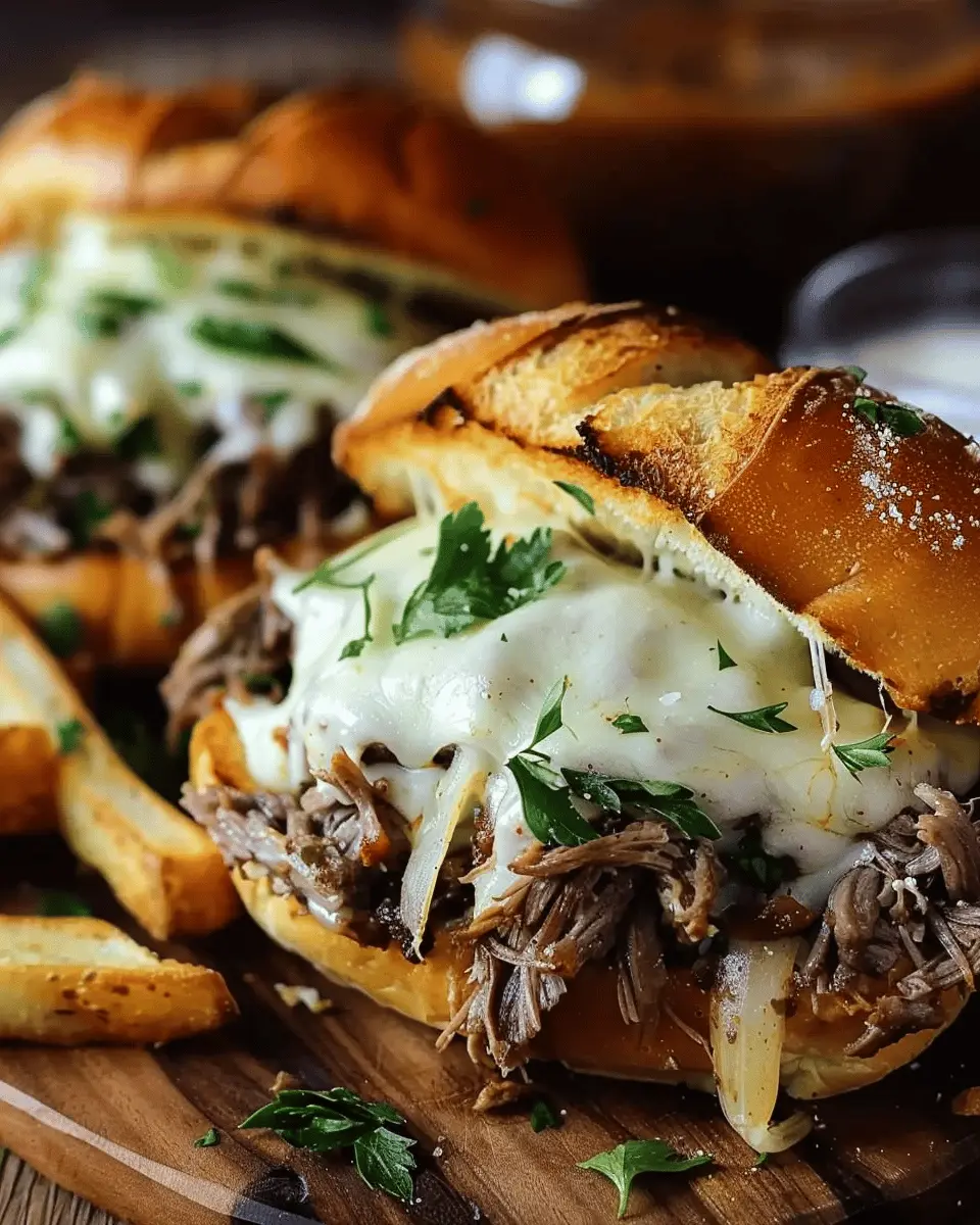 Crock Pot French Dip Sandwiches