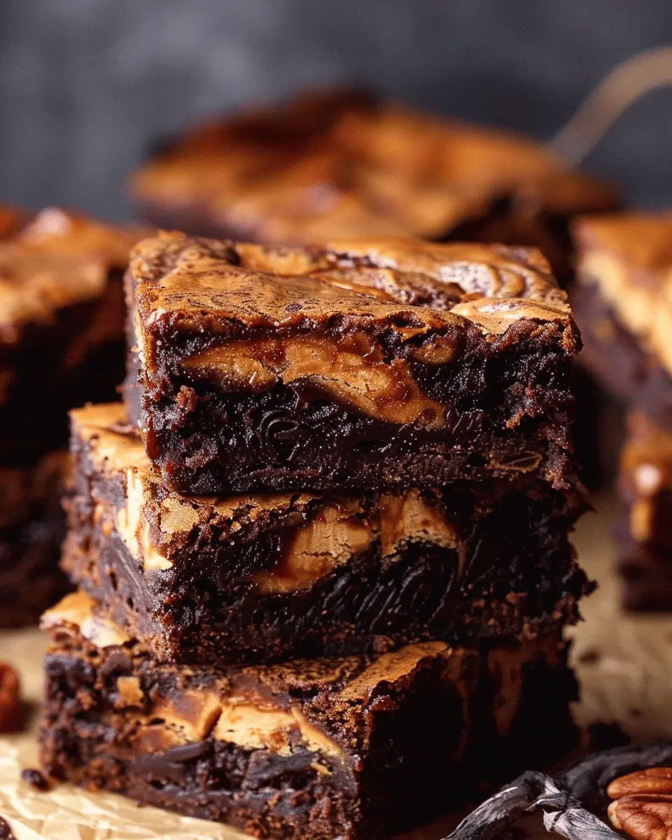 Halloween Brownies Pumpkin