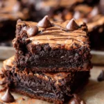 Halloween Brownies Pumpkin