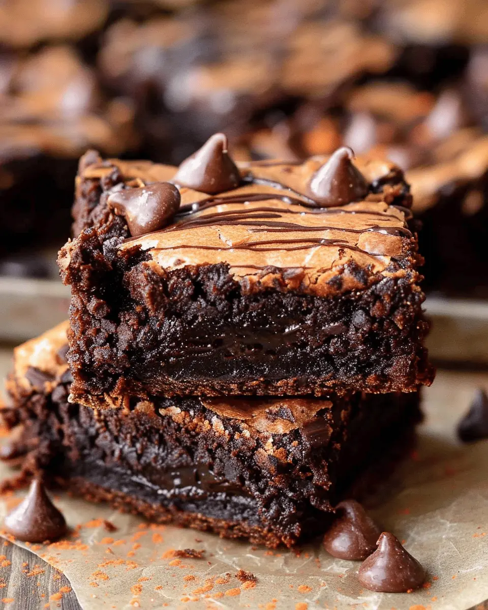 Halloween Brownies Pumpkin