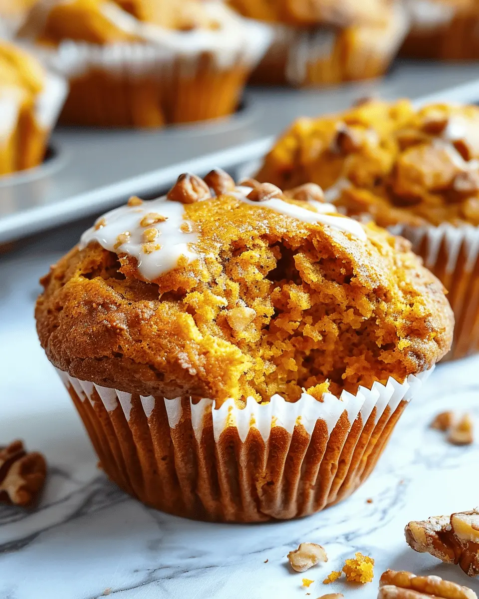 Healthy Greek Yogurt Pumpkin Muffins