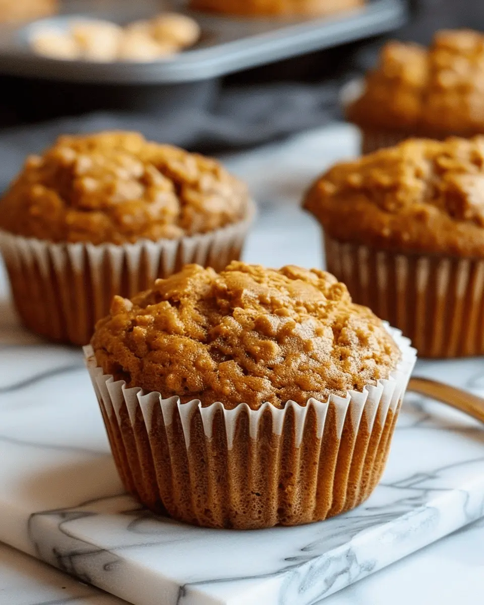 High-Protein, Greek Yogurt Pumpkin Muffins