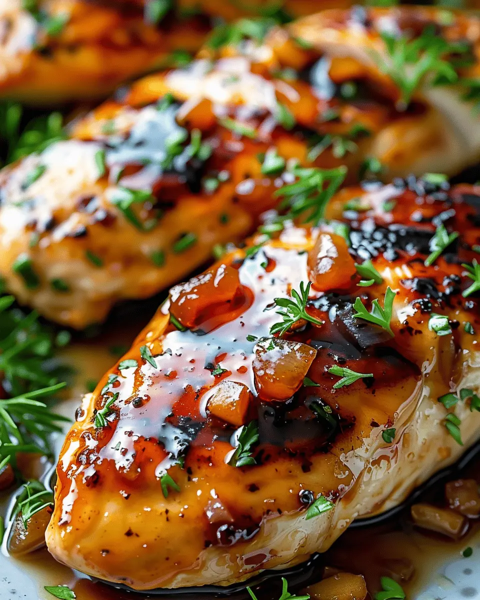 Honey Garlic Chicken Breasts