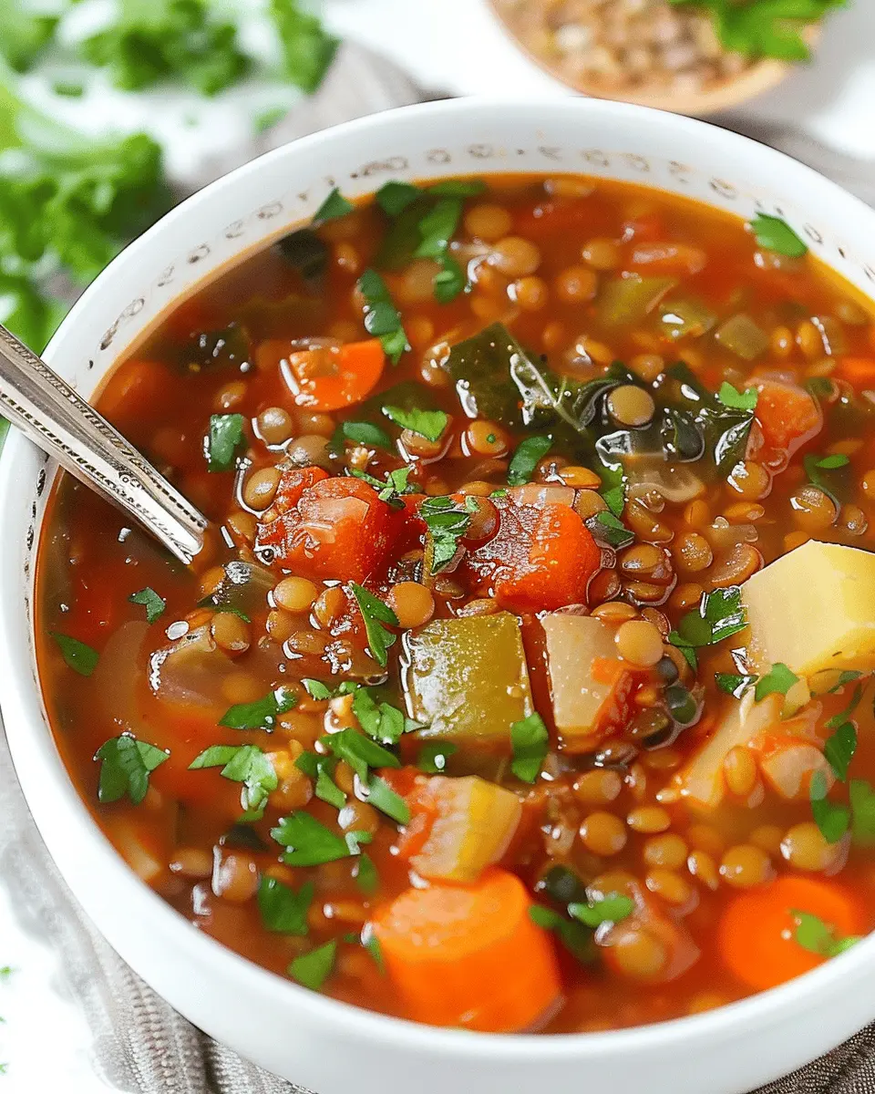 Lentil Vegetable Soup