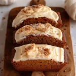 Pumpkin Bread with Cream Cheese Frosting