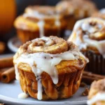Pumpkin Cinnamon Roll Muffins