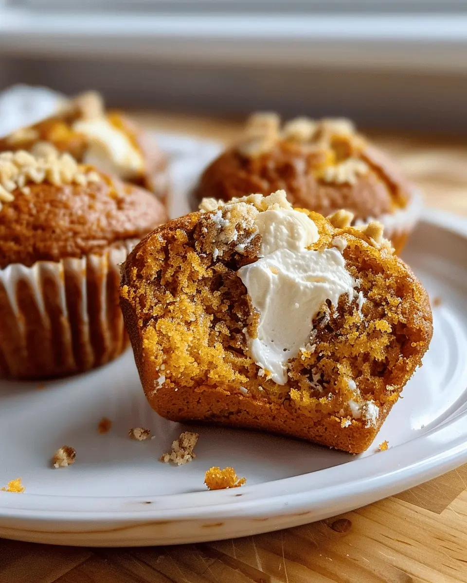 Pumpkin Cream Cheese Muffins