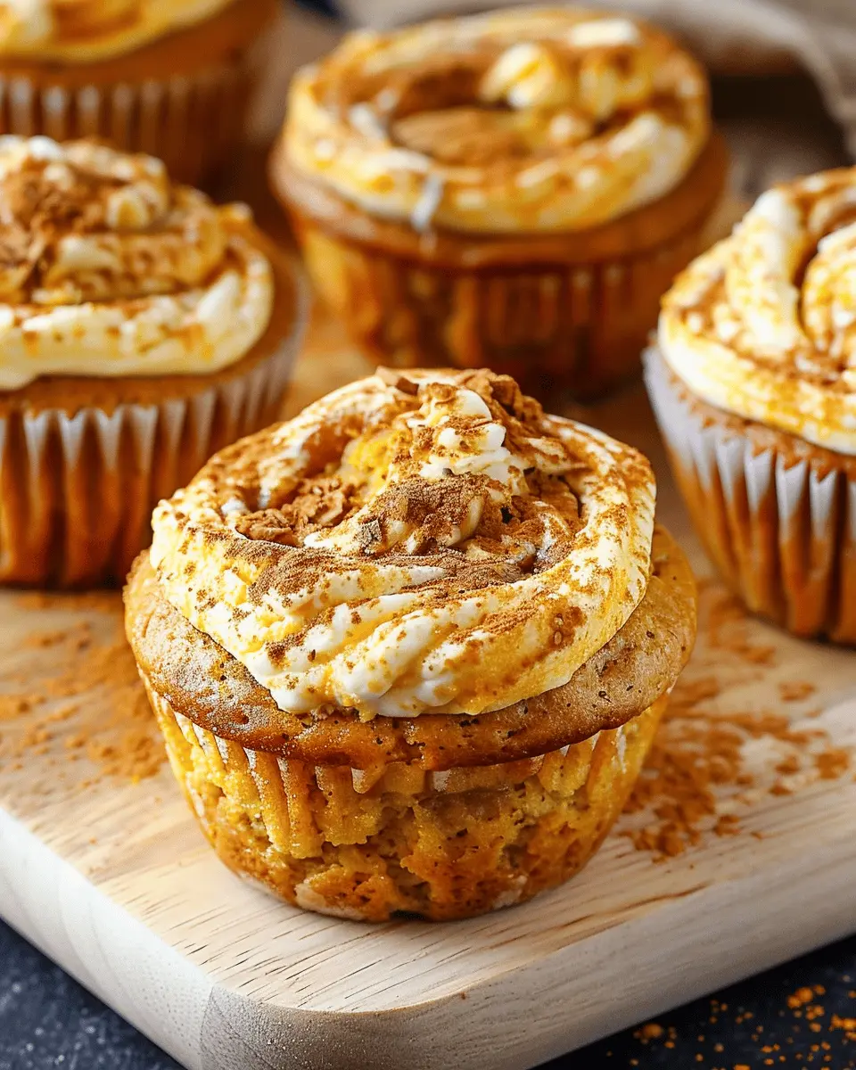Pumpkin Cream Cheese Muffins