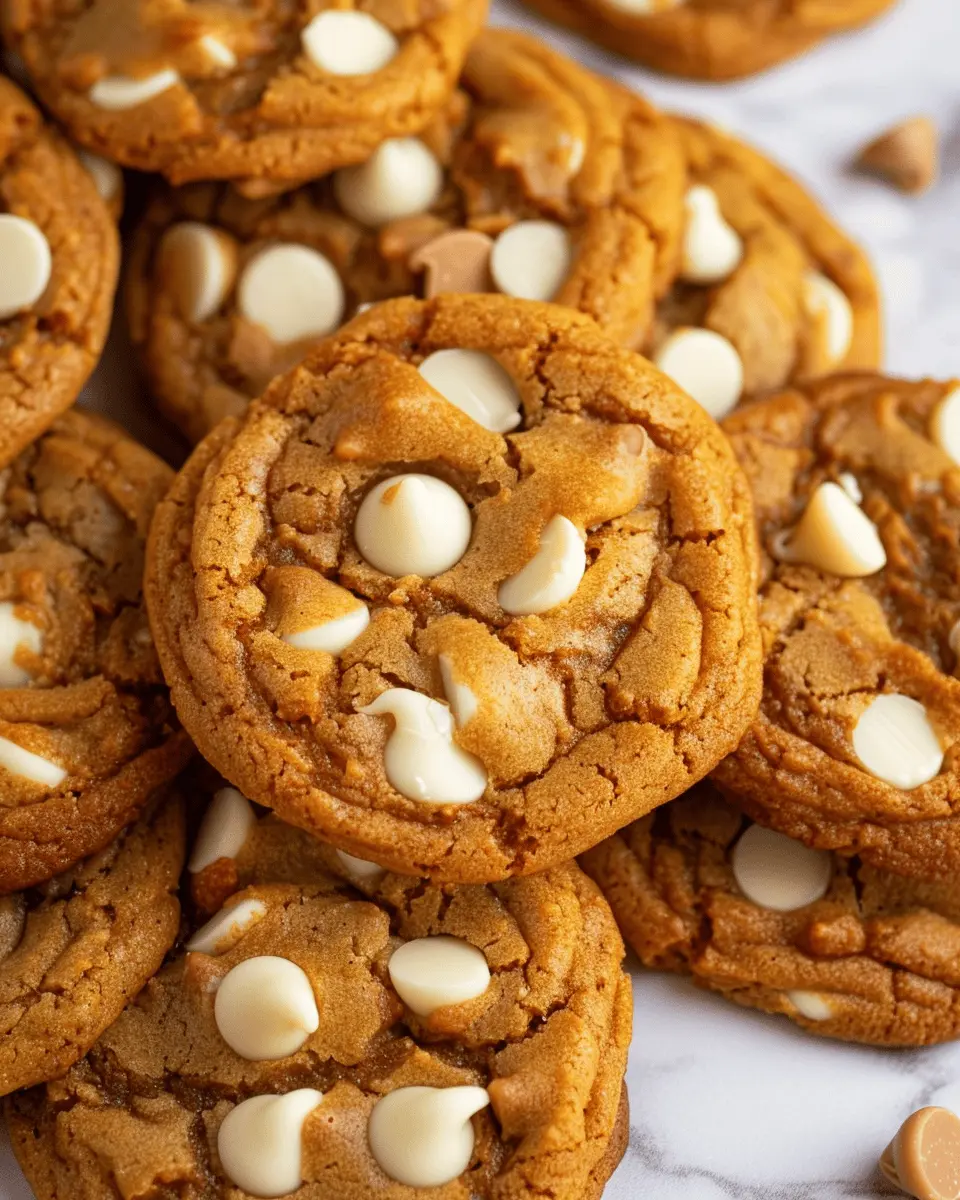 Pumpkin White Chocolate Chip Cookies
