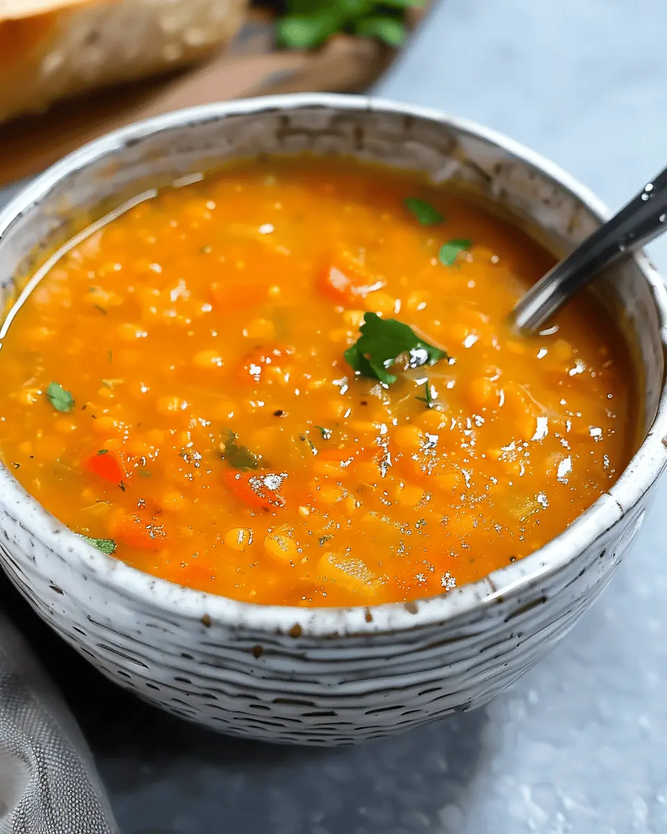 Red Lentil Soup