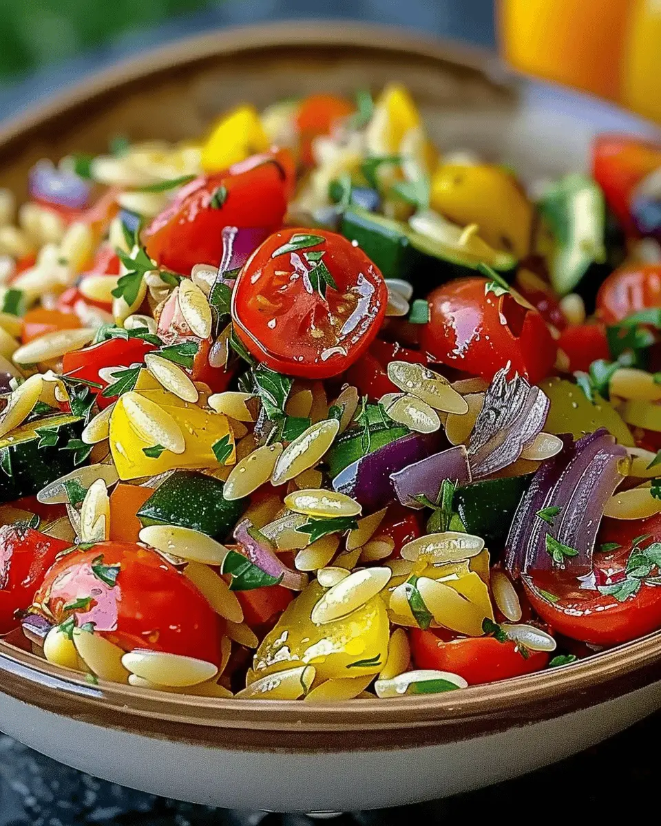 Roasted Vegetable Orzo